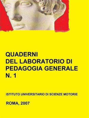 cover image of Quaderni del laboratorio di pedagogia generale, 1